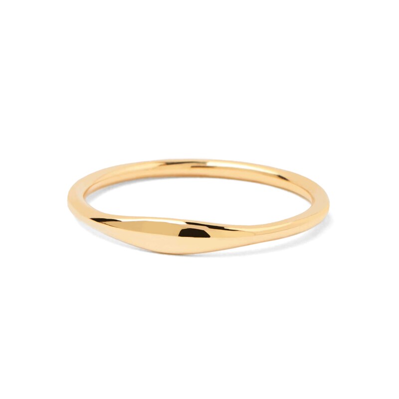 Main Image 1 of Rounded Edge Band in 14K Gold
