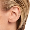 Thumbnail Image 4 of 1/5 CT. T.W. Lab-Grown Diamond Three Stone Single Crawler Earring in 14K Gold