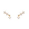 Thumbnail Image 7 of 1/5 CT. T.W. Lab-Grown Diamond Three Stone Single Crawler Earring in 14K Gold