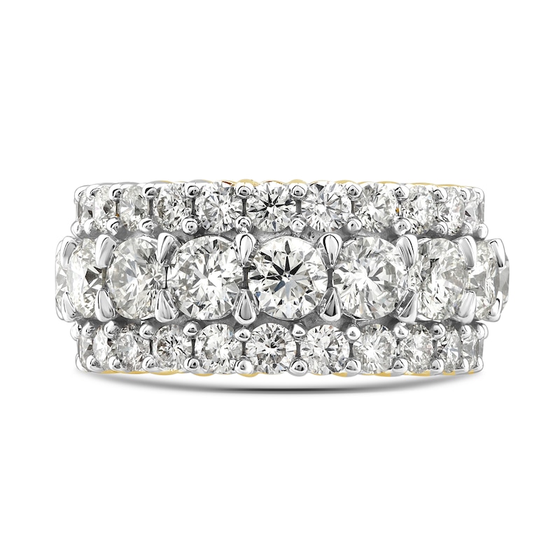 Main Image 1 of 5 CT. T.W. Diamond Triple Row Anniversary Band in 14K Gold