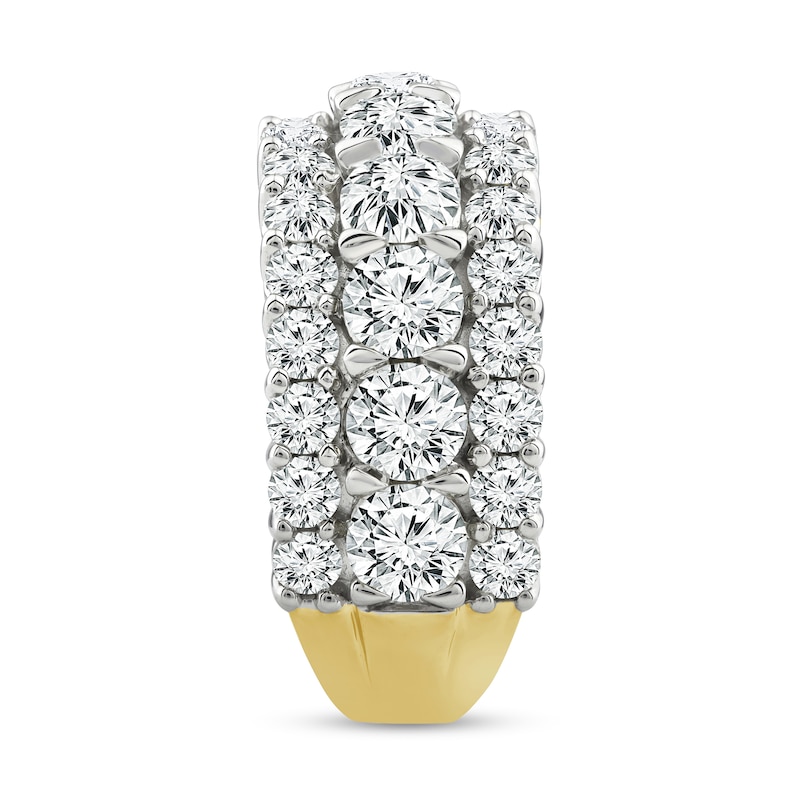 Main Image 2 of 5 CT. T.W. Diamond Triple Row Anniversary Band in 14K Gold