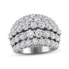Thumbnail Image 1 of 5 CT. T.W. Diamond Multi-Row Anniversary Band in 14K White Gold