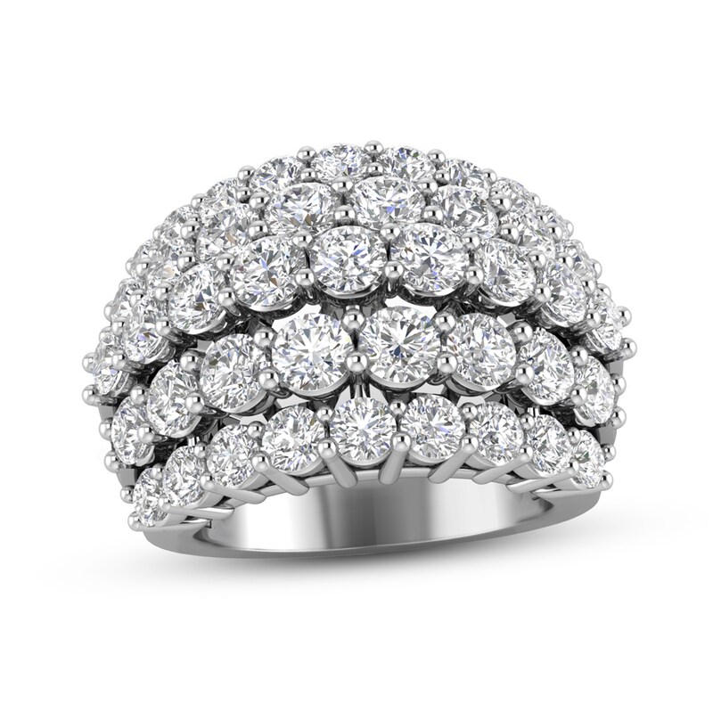 Main Image 1 of 5 CT. T.W. Diamond Multi-Row Anniversary Band in 14K White Gold