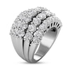Thumbnail Image 2 of 5 CT. T.W. Diamond Multi-Row Anniversary Band in 14K White Gold