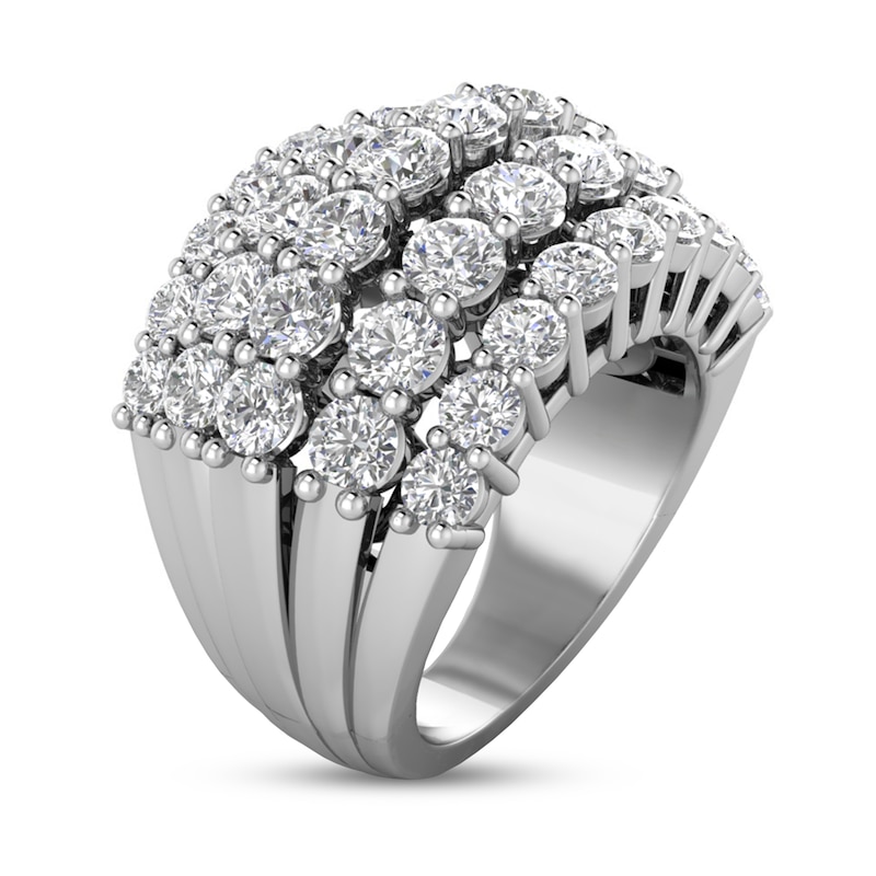 Main Image 2 of 5 CT. T.W. Diamond Multi-Row Anniversary Band in 14K White Gold