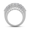 Thumbnail Image 3 of 5 CT. T.W. Diamond Multi-Row Anniversary Band in 14K White Gold