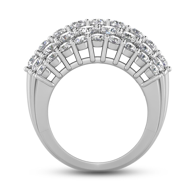 Main Image 3 of 5 CT. T.W. Diamond Multi-Row Anniversary Band in 14K White Gold