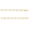 Thumbnail Image 3 of 1/5 CT. T.W. Diamond Anchor Dangle Charm Paper Clip Link Bracelet in Sterling Silver with 14K Gold Plate