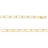 Thumbnail Image 3 of 1/3 CT. T.W. Diamond "MOM" Dangle Charm Paper Clip Link Bracelet in Sterling Silver with 14K Gold Plate