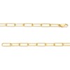 Thumbnail Image 3 of 1/5 CT. T.W. Diamond Hamsa Dangle Charm Paper Clip Link Bracelet in Sterling Silver with 14K Gold Plate