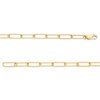 Thumbnail Image 3 of 1/6 CT. T.W. Diamond Bar Paper Clip Link Bracelet in Sterling Silver with 14K Gold Plate