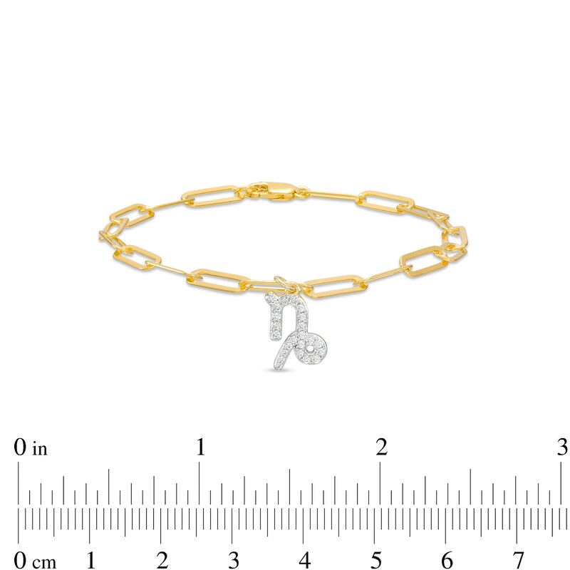 Bracelet-6 mm 14K Gold Family Name Bracelet - Letters with Diamond