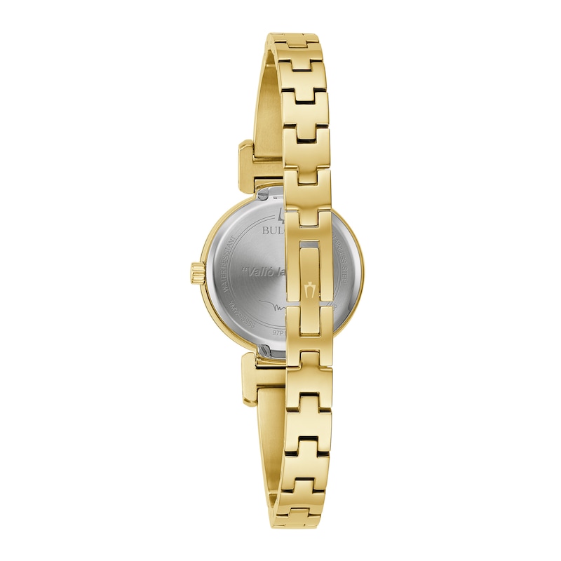 Main Image 3 of Ladies' Marc Anthony Modern Diamond Accent Gold-Tone Bangle Watch with Champagne Dial (Model: 97P164)