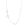 Thumbnail Image 3 of 1/3 CT. Certified Emerald-Cut Lab-Grown Diamond Solitaire Sideways Necklace in 14K White Gold (F/SI2)