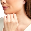 Thumbnail Image 2 of 1/2 CT. T.W. Certified Oval Lab-Grown Diamond Solitaire Stud Earrings in 14K Gold (F/SI2)