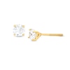 Thumbnail Image 1 of 1/2 CT. T.W. Certified Lab-Grown Diamond Solitaire Stud Earrings in 14K Gold (F/SI2)