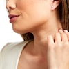 Thumbnail Image 2 of 1/2 CT. T.W. Certified Pear-Shaped Lab-Grown Diamond Solitaire Stud Earrings in 14K White Gold (F/SI2)