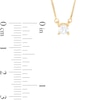 Thumbnail Image 4 of 1/3 CT. Certified Lab-Grown Diamond Solitaire Necklace in 14K Gold (F/SI2)