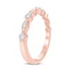 Thumbnail Image 2 of 1/3 CT. T.W. Diamond Marquise and Round Alternating Anniversary Band in 10K Rose Gold