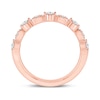 Thumbnail Image 3 of 1/3 CT. T.W. Diamond Marquise and Round Alternating Anniversary Band in 10K Rose Gold