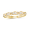 Thumbnail Image 1 of 1/4 CT. T.W. Diamond Vintage-Style Anniversary Band in 10K Gold