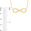 Thumbnail Image 4 of Infinity Loop Necklace in 10K Gold