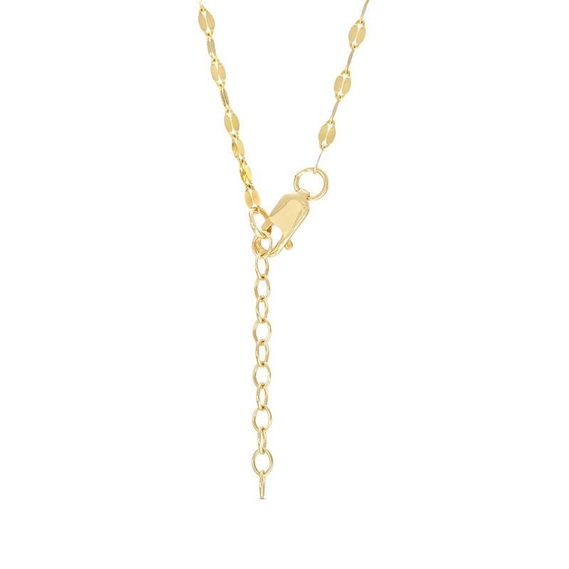 Main Image 3 of 1/4 CT. T.W. Multi-Diamond Heart Necklace in 10K Gold