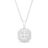Thumbnail Image 1 of 3/8 CT. T.W. Multi-Diamond Octagonal Frame Pendant in 10K White Gold