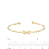 Thumbnail Image 3 of Infinity Loop Open Flex Bangle in 10K Gold