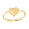 Thumbnail Image 1 of Flat Heart Ring in 10K Gold