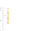 Thumbnail Image 3 of Chevron Leaf Drop Earrings in 10K Gold