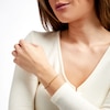 Thumbnail Image 2 of Heart Link Bracelet in 10K Gold – 7.25"