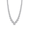 Thumbnail Image 0 of 2 CT. T.W. Graduated Multi-Diamond Necklace in 10K White Gold