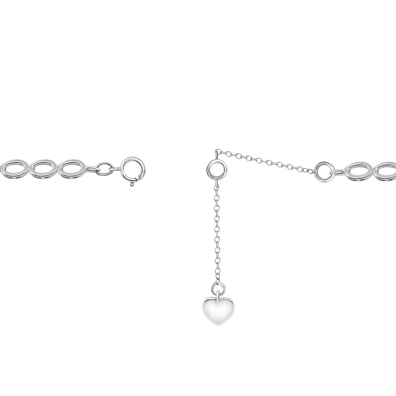 2 CT. T.W. Graduated Multi-Diamond Necklace in 10K White Gold