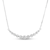 Thumbnail Image 0 of 1 CT. T.W. Graduated Diamond Necklace in 10K White Gold