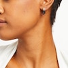 Thumbnail Image 2 of Pear-Shaped Garnet and White Topaz Drop Earrings in Sterling Silver with 18K Gold Plate