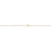 Thumbnail Image 3 of Oval Garnet and White Topaz Alternating Station Necklace in Sterling Silver with 18K Gold Plate