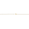 Thumbnail Image 3 of Oval and Round White Topaz Alternating Station Necklace in Sterling Silver with 18K Gold Plate