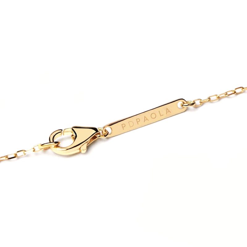Main Image 8 of 1/4 CT. T.W. Lab-Grown Diamond Open Frame "E" Initial Pendant in 14K Gold - 19.5"