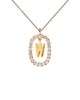 Thumbnail Image 3 of 1/4 CT. T.W. Lab-Grown Diamond Open Frame "W" Initial Pendant in 14K Gold - 19.5"