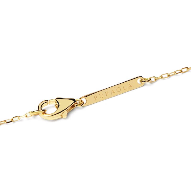 Main Image 6 of 1/4 CT. T.W. Lab-Grown Diamond Open Frame "H" Initial Pendant in 14K Gold - 19.5"