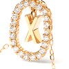 Thumbnail Image 5 of 1/4 CT. T.W. Lab-Grown Diamond Open Frame "X" Initial Pendant in 14K Gold - 19.5"