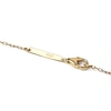 Thumbnail Image 9 of 1/4 CT. T.W. Lab-Grown Diamond Open Frame "X" Initial Pendant in 14K Gold - 19.5"