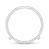 Thumbnail Image 3 of 1/5 CT. T.W. Diamond Wavy Solitaire Enhancer in 14K White Gold