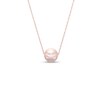 Thumbnail Image 1 of Pink Freshwater Cultured Pearl Necklace in 10K Rose Gold