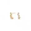 Thumbnail Image 4 of 1/5 CT. T.W. Lab-Grown Diamond Zig-Zag Stud Earrings in 14K Gold