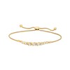 Thumbnail Image 1 of Marilyn Monroe™ Collection 1 CT. T.W. Journey Diamond Cascading Bolo Bracelet in 10K Gold - 9.0"