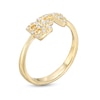 Thumbnail Image 3 of Love Talks 1/15 CT. T.W. Diamond "BFF" Script Ring in 10K Gold