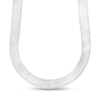 Thumbnail Image 1 of 7.0mm Diamond-Cut Herringbone Chain Necklace in Solid Sterling Silver  - 18"