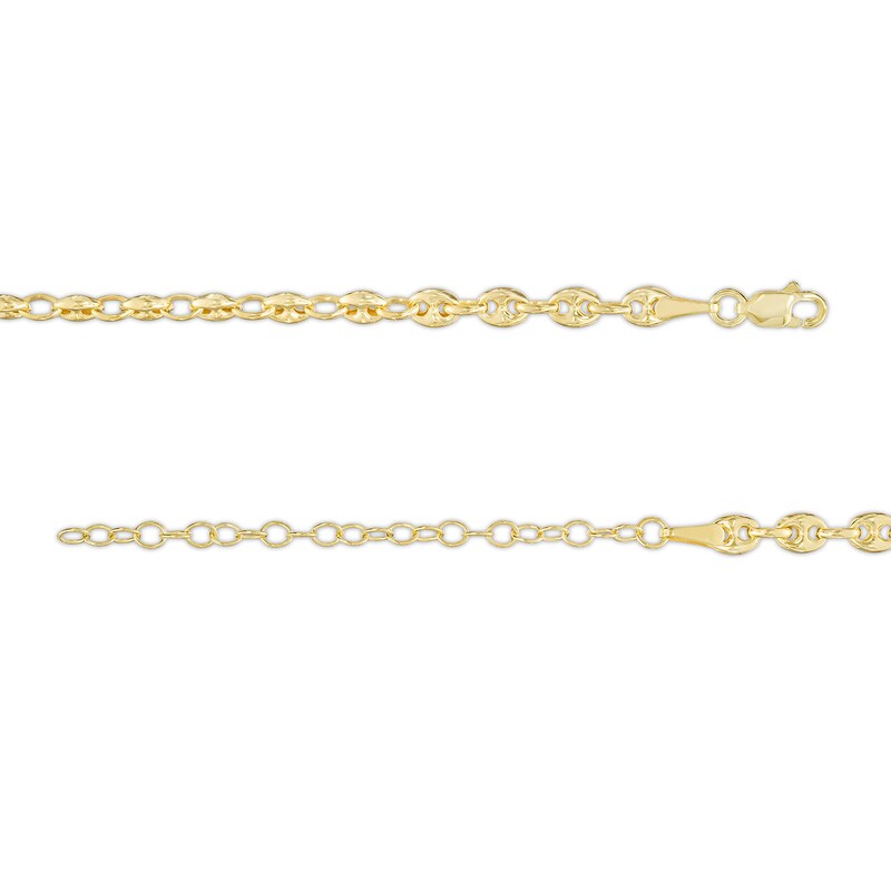 Main Image 3 of 3.7mm Mariner Chain Necklace in Solid 10K Gold - 18"